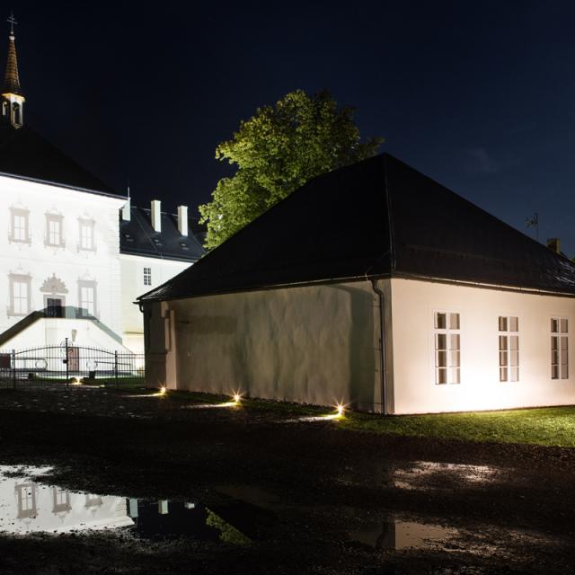 Fotopgrafie architektury, pikous, Fotopgrafie architektury, Pikous, Svijany noční zámek
