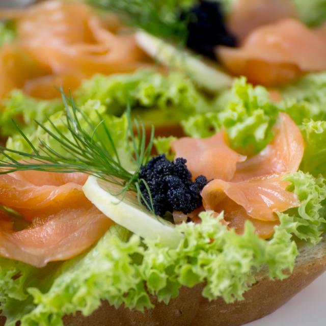 chlebíčky s kaviárem